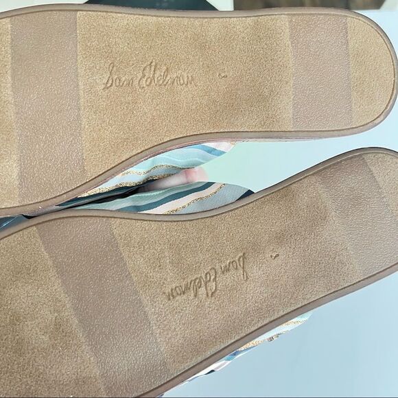 Sam Edelman Heidi Striped Knot Sandals 8.5 - Picture 3 of 8